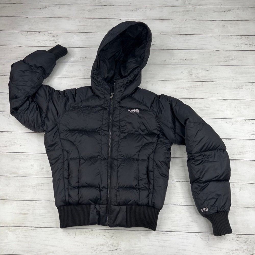 The Northface 550 Bomber Puffer Jacket Womens Size Medium HTF RARE
